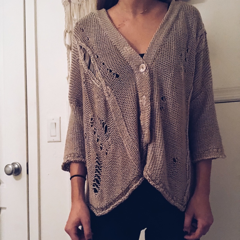 Brandy melville Tan sweater
